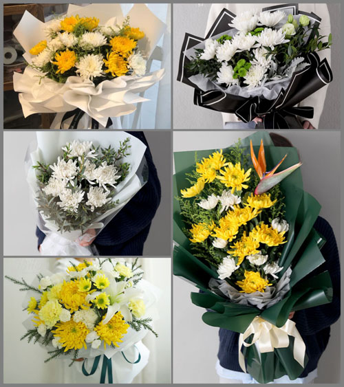 广东汕头市潮南区雷岭镇济美村白事花束代送